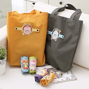 Wholesale lightweight reusable cheap portable personalized expandable shopping bag