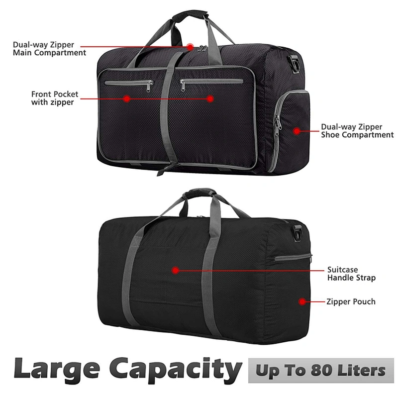 Luggage Travel Gym Bag Camping Duffel Bag With Secret Compartment