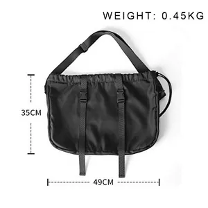 Men Messenger Bag Large Capacity Waterproof Crossbody Shoulder Travel Handbag