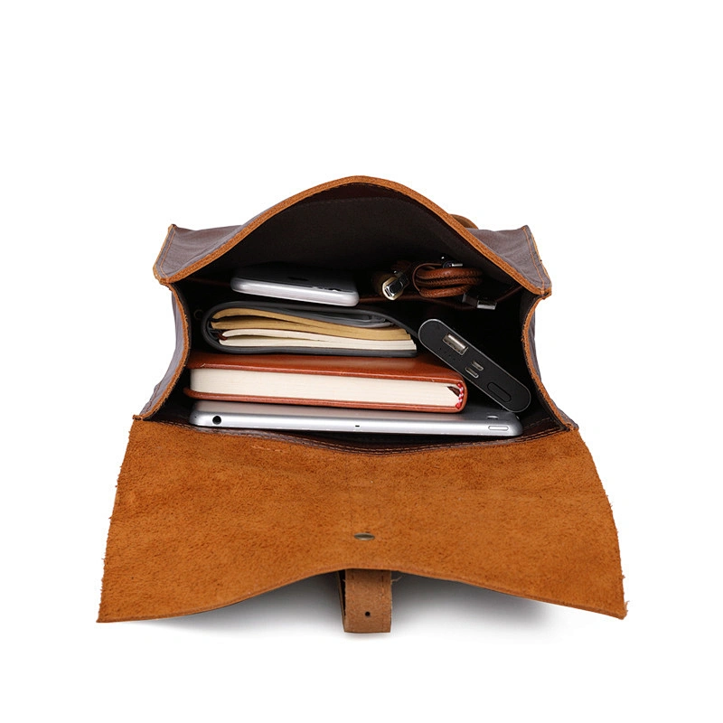 2019 New Style School Bag Superior Cowhide Leather Vintage Backpack