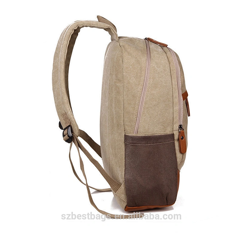 New style canvas backpack university student satchel backpack school bags