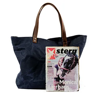 High Quality Blank &Double Handles Canvas Tote Bags Wholesale