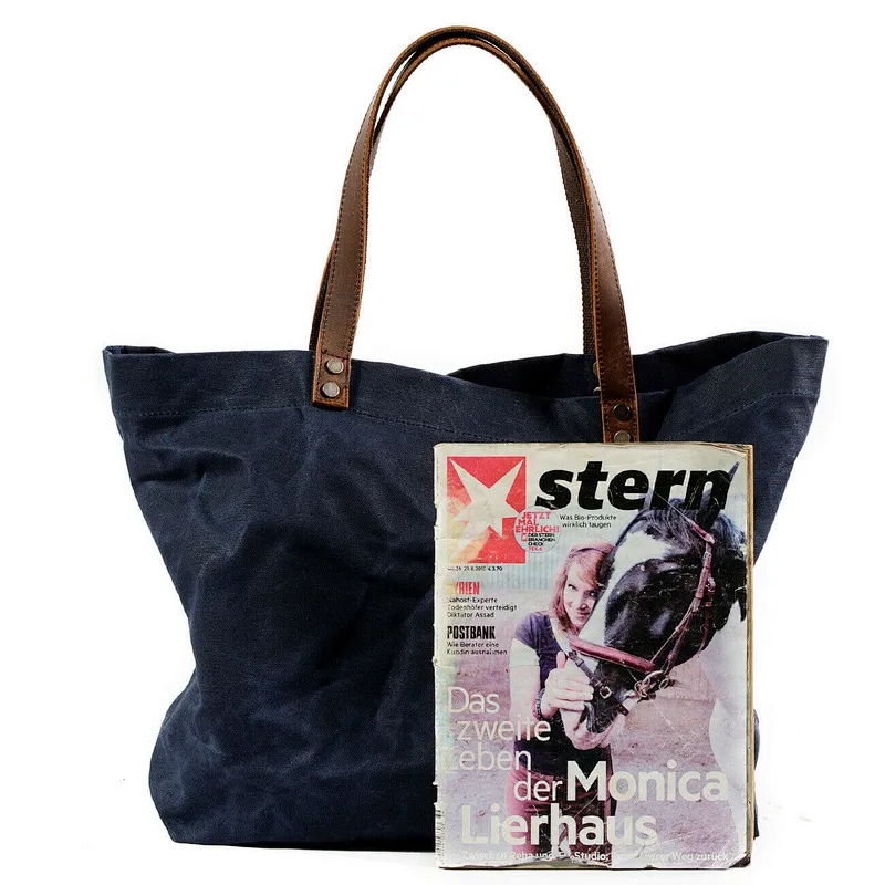 High Quality Blank &Double Handles Canvas Tote Bags Wholesale