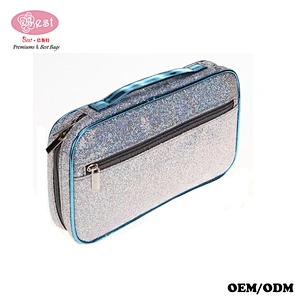 Women Sequins Makeup Brush Bag Shiny Bling Cosmetic Bag for women