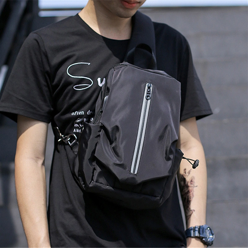 USB Charging Crossbody Chest Travel Satchels for teenagers