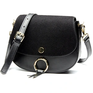 2019 new style  leather mini Crossbody Bag and Small Satchel messenger leather bag Vintage  Saddle Handbag and Shoulder Bag