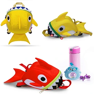 2020 lightweight durable practical Shark shape kids backpack kindergarten for school