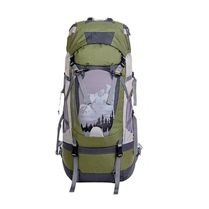 Waterproof Nylon 80L Camping Bag Unisex Sports Backpack Travel Backpack