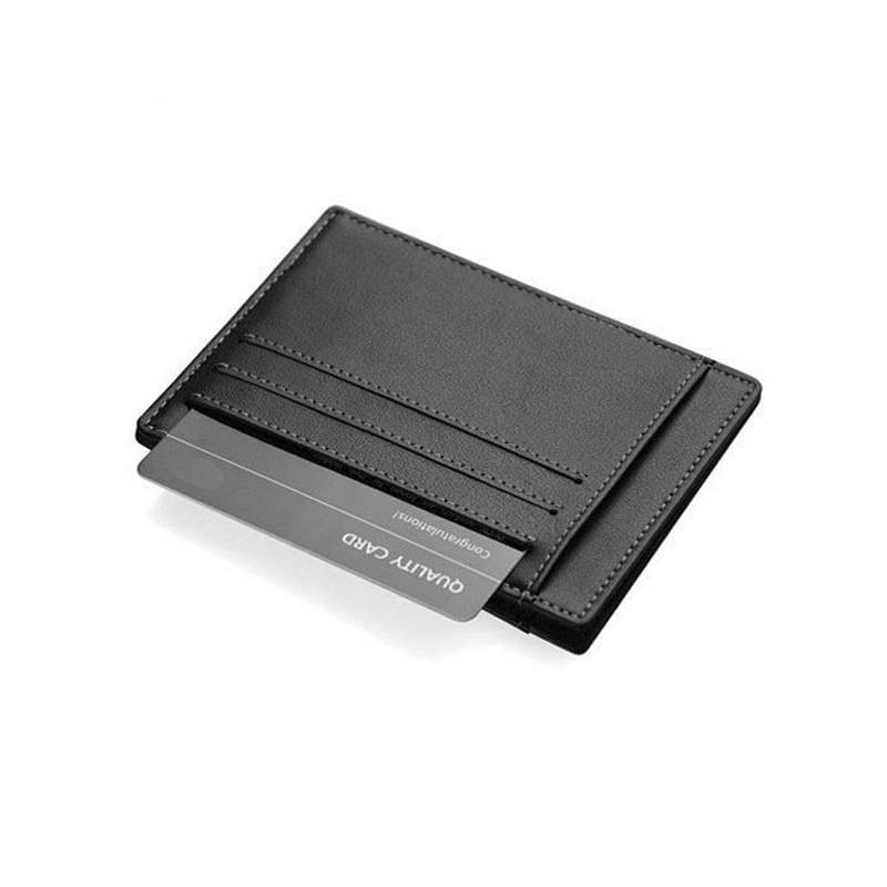 Double Side Genuine Leather Card Holder men wallets case new visa card