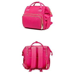 Multi-function large capacity USB port leisure mum & baby bag for travel or camping