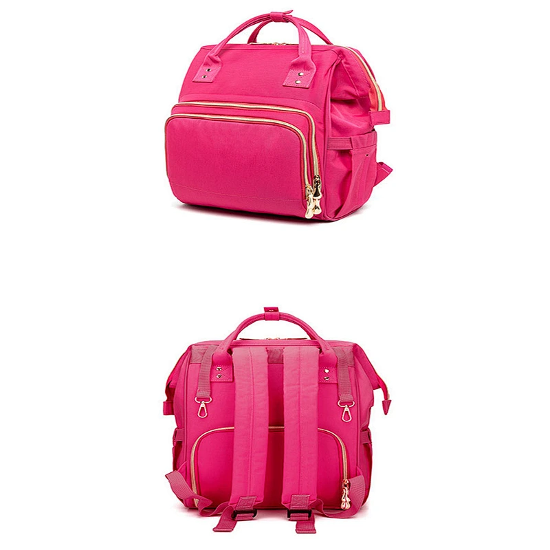 Multi-function large capacity USB port leisure mum & baby bag for travel or camping