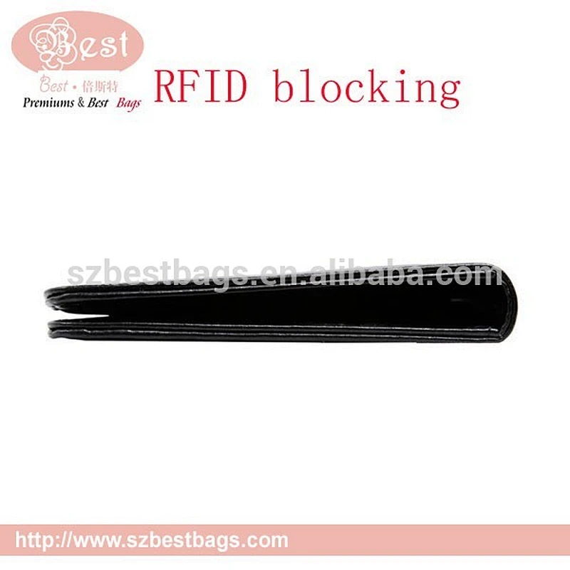 RFID blocking secure passport holder card holder wallet
