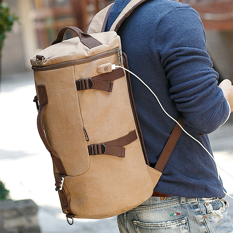 2020 custom cheap stylish practical durable men canvas duffel bag with good quality for travel
