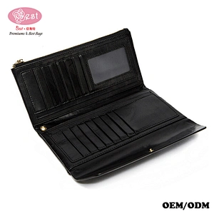 Leather Handbags Cowhide Leather Phone Bags Long Wallet Purse for Men and Women