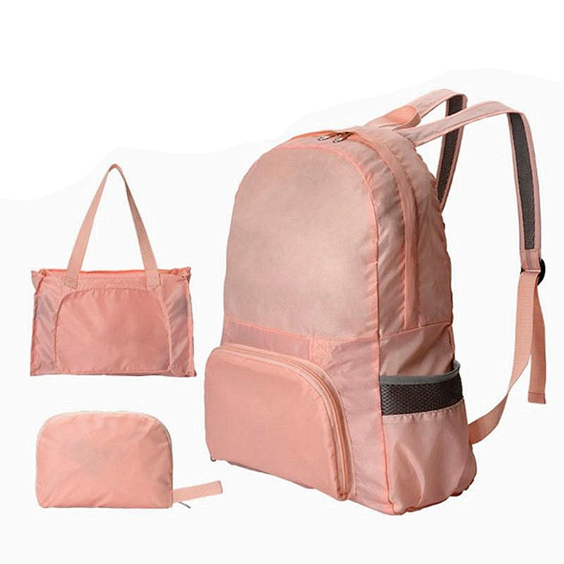 Summer New Outdoor Waterproof Folding Backpack Shoulder Bag Laptop Storage Bag