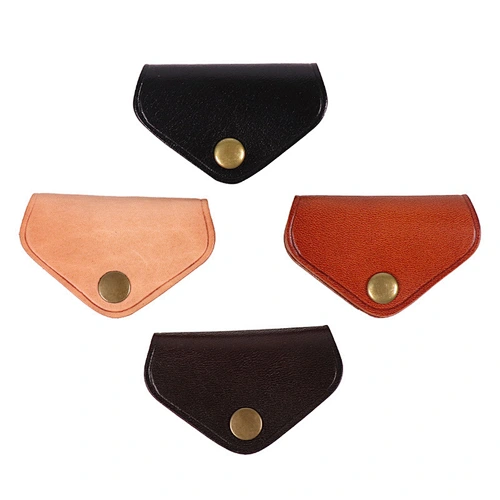Medium Real Leather Lorenz Mens Coin Tray Wallets Purse handbag  for  Airpods Earphone