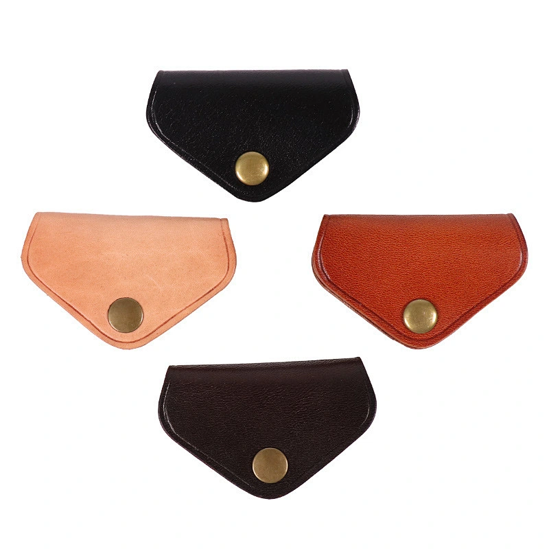 Medium Real Leather Lorenz Mens Coin Tray Wallets Purse handbag  for  Airpods Earphone