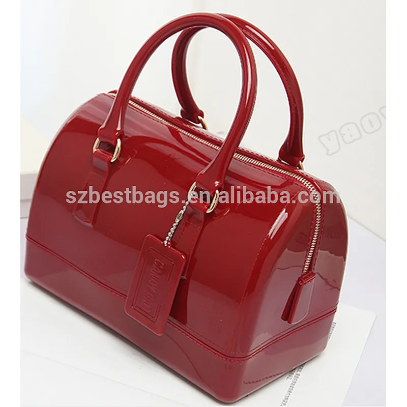 wholesales Women's Doctor Style Pillow-Shaped candy color Handbag;Jelly bag ;jelly bag handbags fashion PVC ;Jelly bag silicone