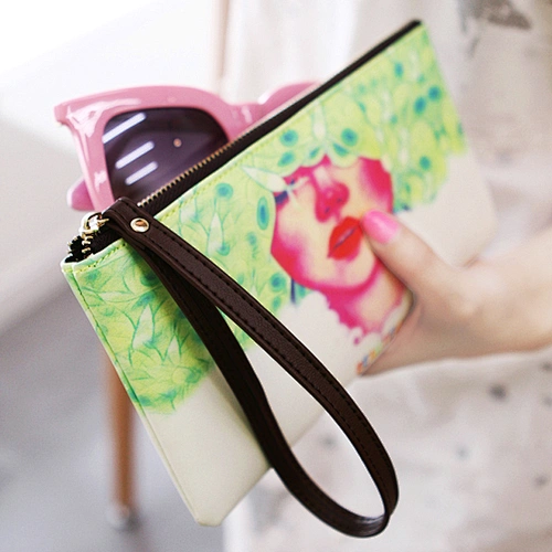2020 Amazon top sellers stylish simple lightweight art design Small wallet for women