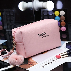 2020 custom cheap pu small stylish waterproof travel makeup bags