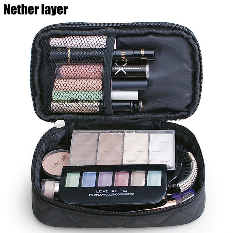 2020 factory direct sale lightweight simple cheap waterproof Nylon makeup cosmetics for women for travel