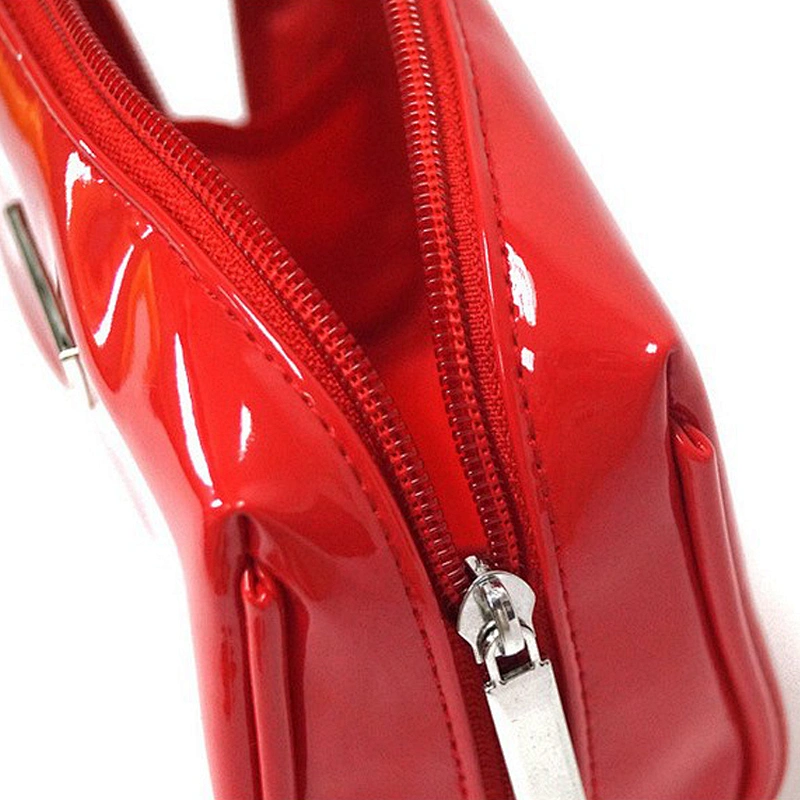 New Arrival makeup organizer pu pouch leather clutch bags glitter woman bag proveedores de fabricantes
