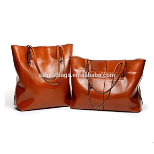 Fashion Style 100% Pure Cow Leather Handbag Women's Tote Bag