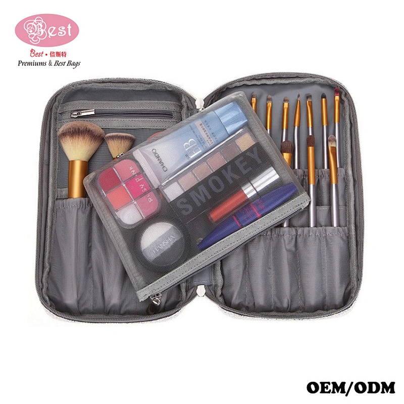 Women Sequins Makeup Brush Bag Shiny Bling Cosmetic Bag for women