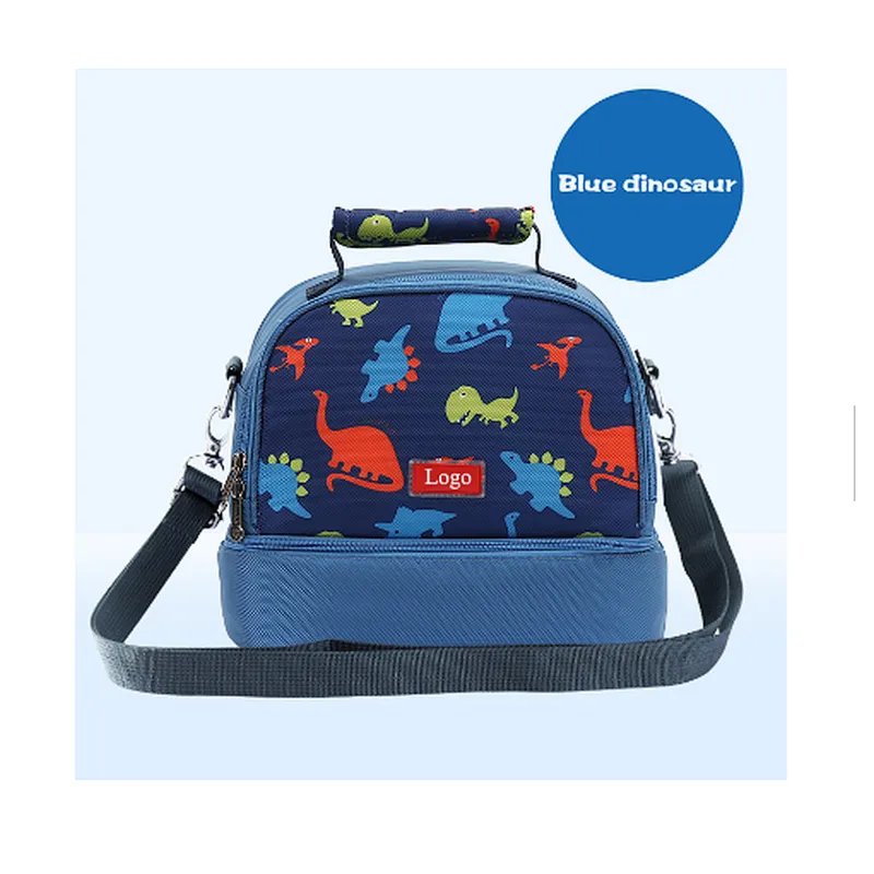 Insulated lunch cooler food bag jersey soft Shoulder bag