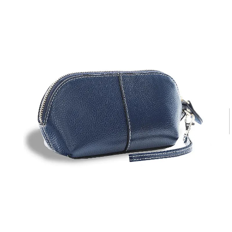 Designer custom classic handmade blue plain pu ladies clutch purse women evening bag