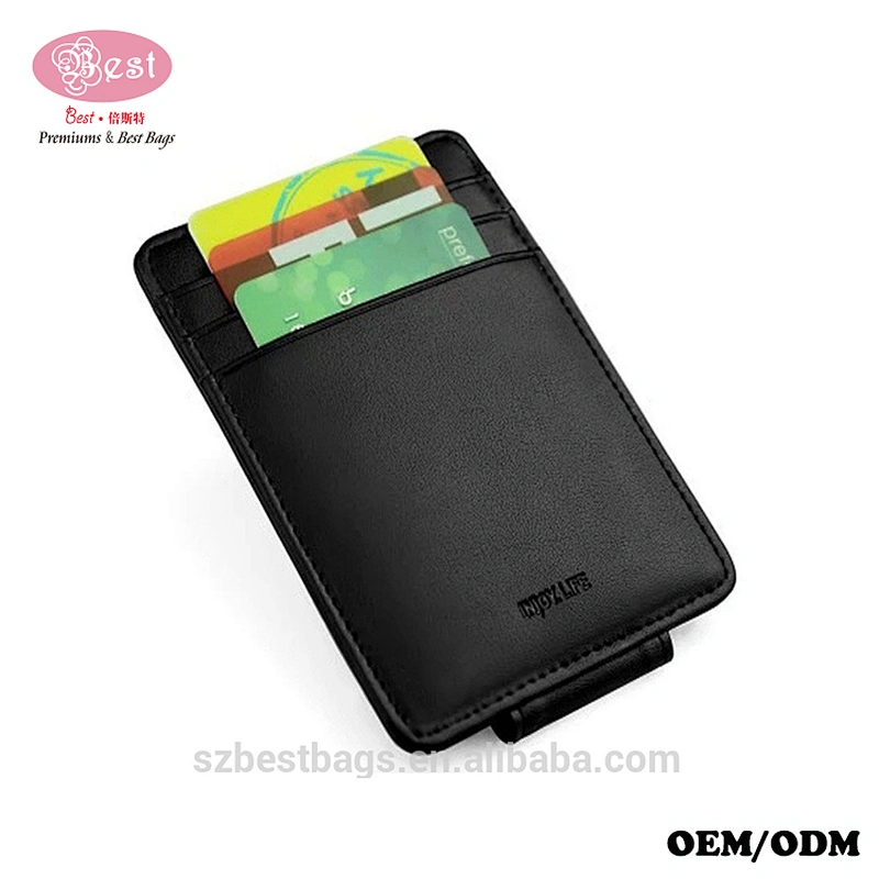 2019 High Quality Cowhide Leather Mini Card Holder Wallet for man