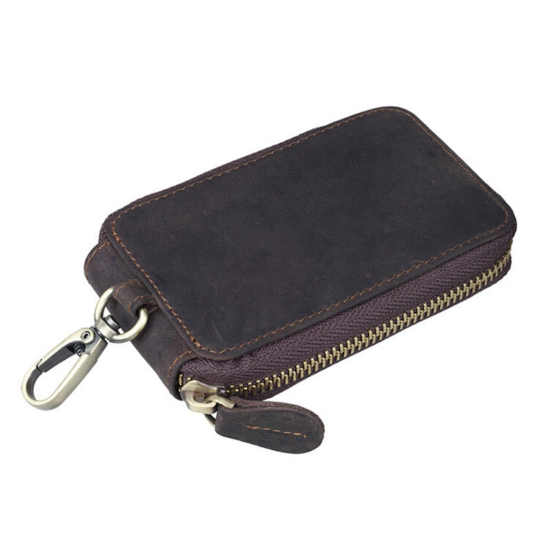 Universal Vehicle Car Smart Key Case Remote Fob Case Holder Keychain Ring Case Bag