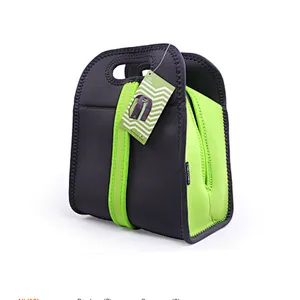 Best fancy mini thermal neoprene fitness meal lunch tote bag for office