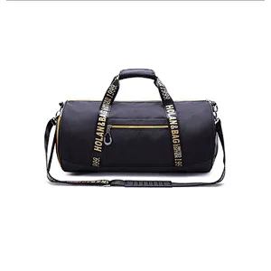 Wholesale fashionable waterproof sport polyester gym duffle workout bag