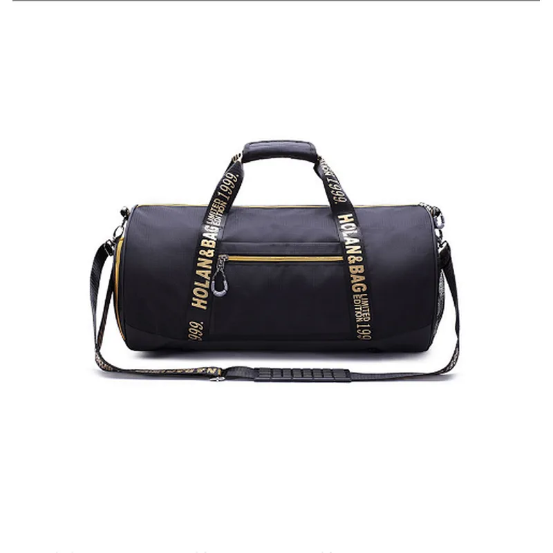 Wholesale fashionable waterproof sport polyester gym duffle workout bag