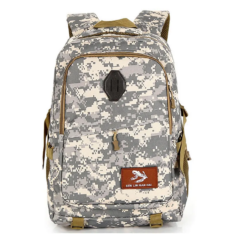 High quality outdoor 40l waterproof hiking 900d polyester nylon camouflage backpack bag