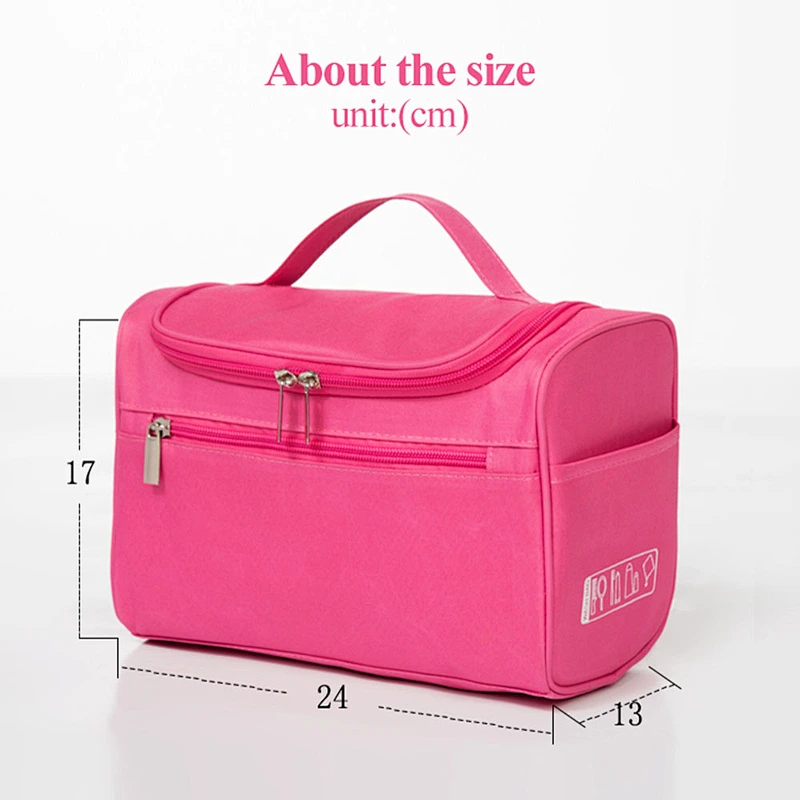 Cheap factory price lightweight portable waterproof toiletry hanging wash bag for women