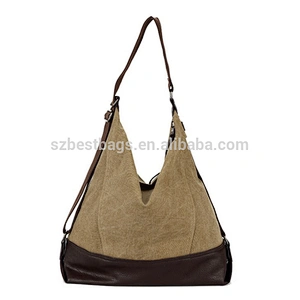 Women's Large Capacity Portable Messenger Bag Shoulder Canvas Handbags