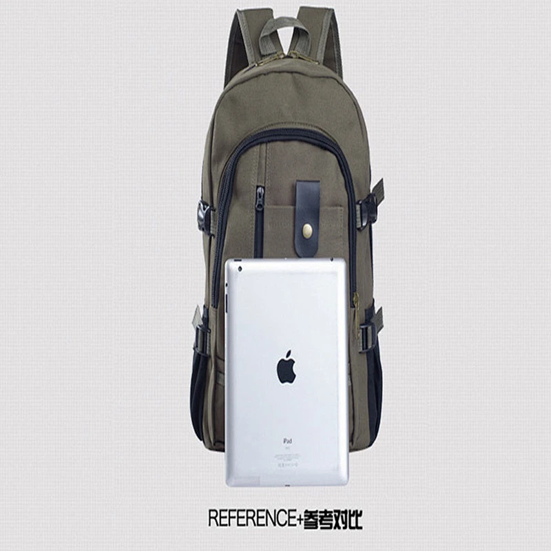 Amazon sellers anti-theft large capacity durable canvas backpack for men for outdoor sports or travel