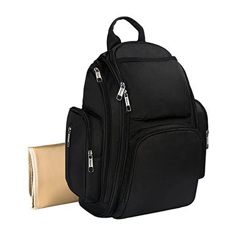Organizer Baby Back Pack Water Resistant Anti-theft Diaper Bag Backpack for Mom / Dad with Stroller Straps and Insulated Pockets