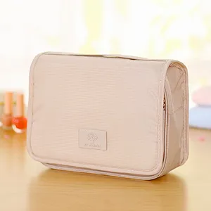 Portable foldable toilet bag hanging travel organizer toiletry kit cosmetic bag