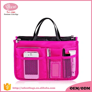 Wholesale Custom trolley bags acrylic makeup organizer cosmetic bag