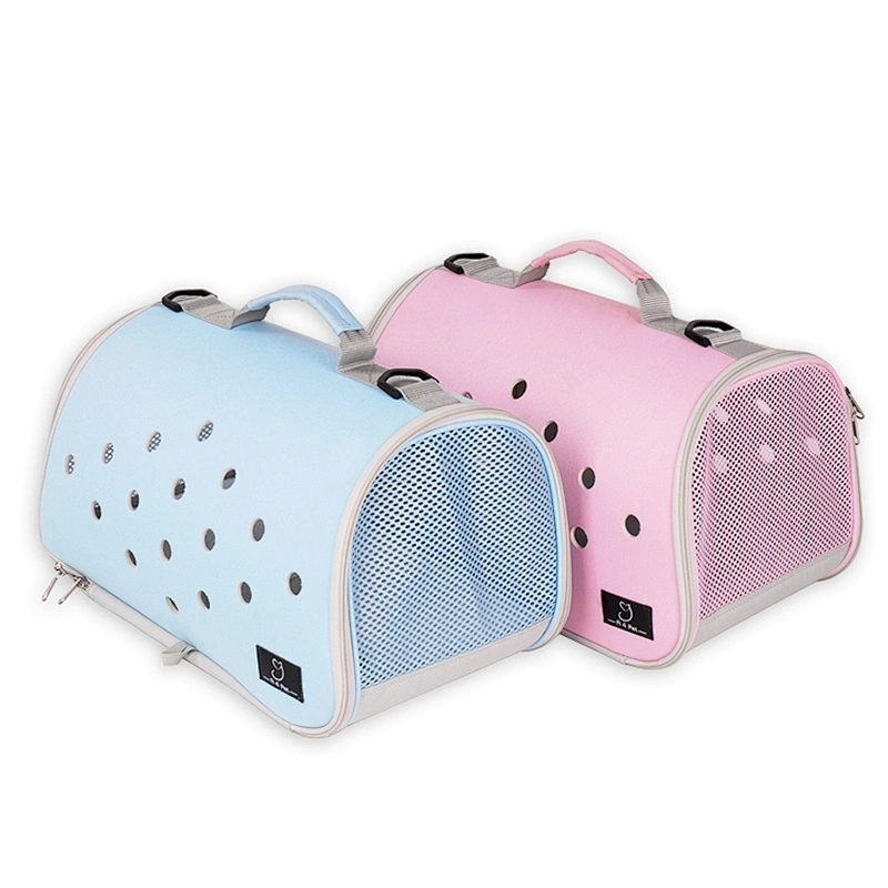 Customized portable foldable airline approved cat dog pet carrier travel tote bag