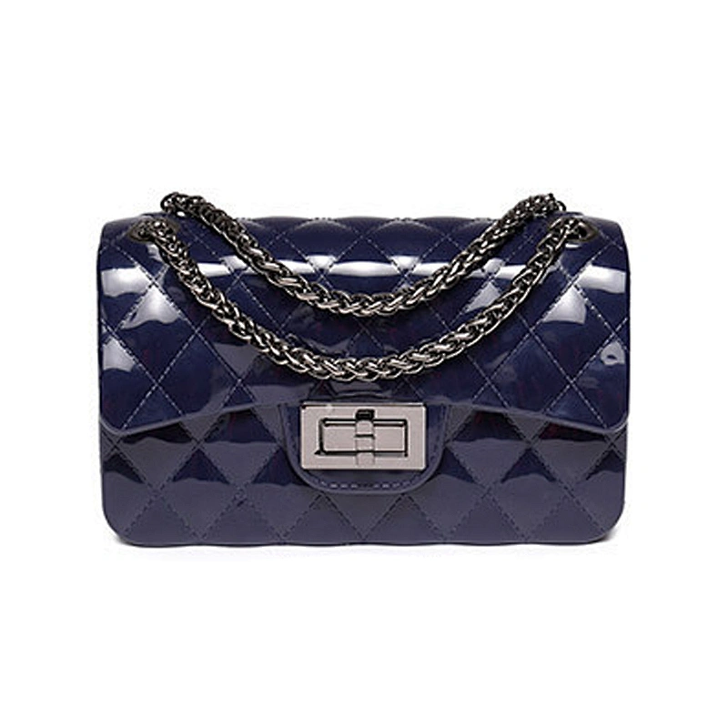 2019 new  classic and fashionable jelly CF bag with diamond lattice and single shoulder for  daily use or shopping