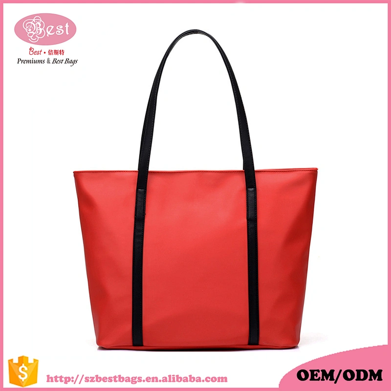 Best Tote bag for Women Leather Nylon Shoulder Bag Large Capacity Work fit 15.6 inch Female Handbags Fashion