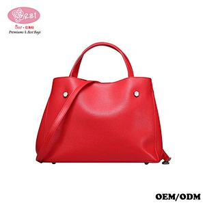 The Unique Chic Design Hot Sell European Trends Nappa Cowhide Leather Shoulder Bag 2pcs of 1 set combi Handbags