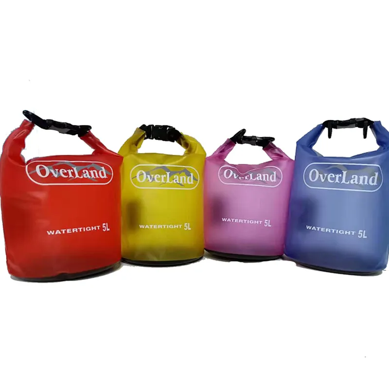 Custom 5L15L 20L 30L 40 Boating Floating Hiking Wet Outdoor Polyester PVC Ocean Pack Waterproof Dry Bag