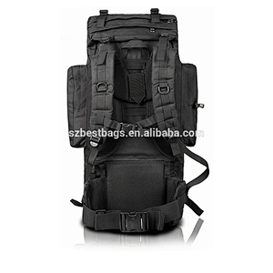 Large capacity camouflage 600D polyester military backpack