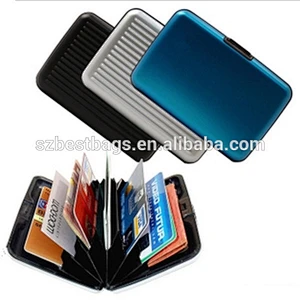 card guard metallic aluminum RFID wallet