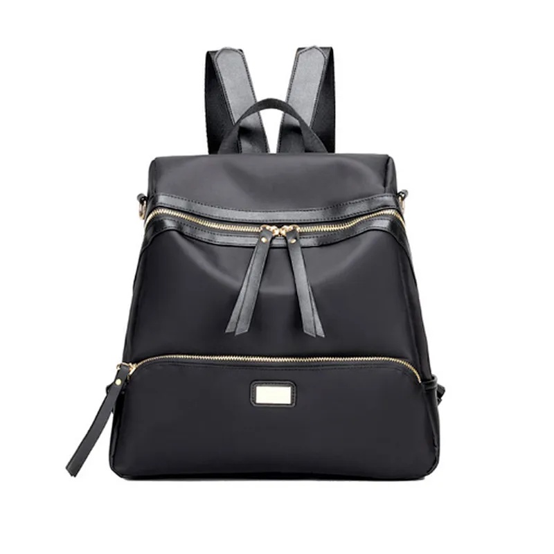 Japan funky black light foldable cheap girls school backpack bag for ladies